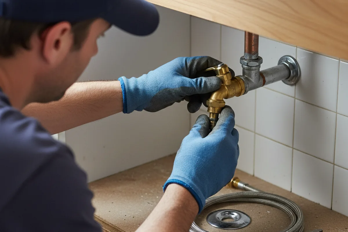 Shutoff valve and fitting work during Emergency Plumbing in Anchorage